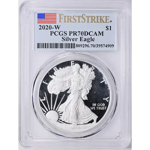 2020 W SILVER EAGLE PR70DCAM PCGS 
[B-9][B-10] (3)