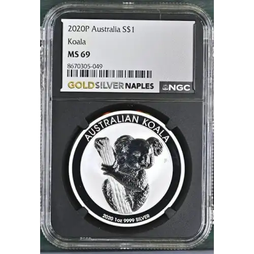 2020P Australia Koala S$1 MS 69