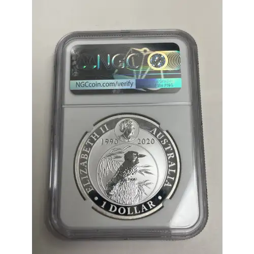 2020P Australia S$1 Kookaburra 30th Anni. First Releases MS70 (2)