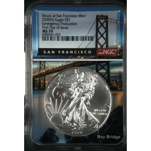 2020(S) Emergency Production First Day of Issue Struck at San Francisco (2)