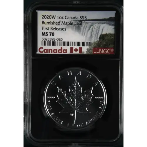 2020W 1oz Burnished Maple Leaf First Releases (2)