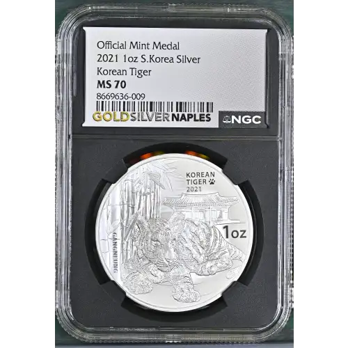 2021 1oz Korean Tiger Official Mint Medal (2)