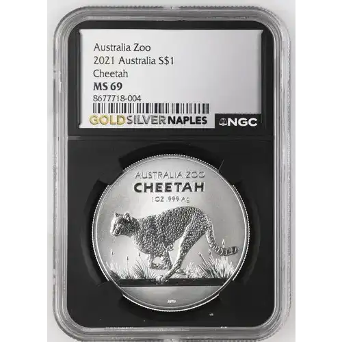 2021 Cheetah Australia Zoo NGC MS-69