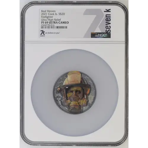 2021 Firefighter Ultra High Relief Real Heroes ULTRA CAMEO (2)