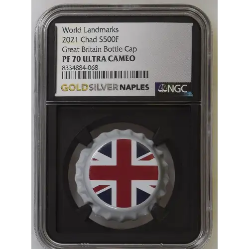 2021 Great Britain Bottle Cap World Landmarks ULTRA CAMEO (2)