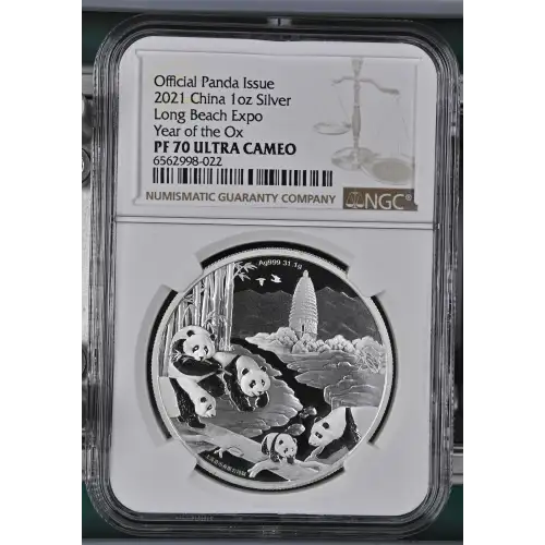 2021 Long Beach Expo Year of the Ox Official Panda Issue ULTRA CAMEO (2)