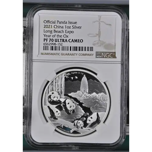 2021 Long Beach Expo Year of the Ox Official Panda Issue ULTRA CAMEO (2)