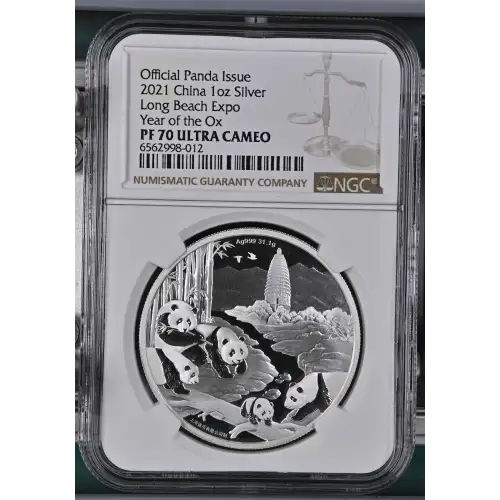 2021 Long Beach Expo Year of the Ox Official Panda Issue ULTRA CAMEO (2)