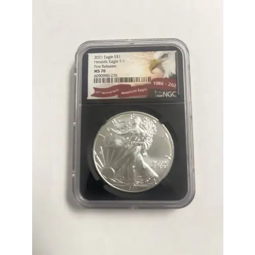 2021 - NGC - MS70 - $1 Silver Eagle