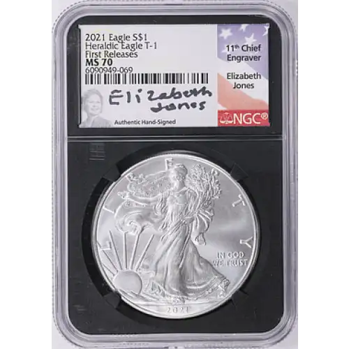 2021 - NGC - MS70 - $1 Silver Eagle T1 [B-1][B-2] (2)