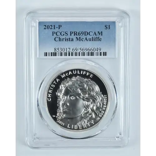 2021-P $1 Christa McAuliffe, DCAM
