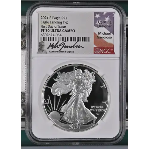 2021 S Eagle Landing T-2 First Day of Issue ULTRA CAMEO (2)