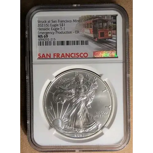 2021(S) Heraldic Eagle T-1 Emergency Production-ER Struck at San Francisco