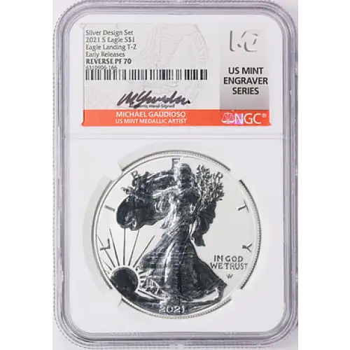 2021 - S - NGC - Reverse PF70 - $1 Silver Eagle T-2 [B-2]