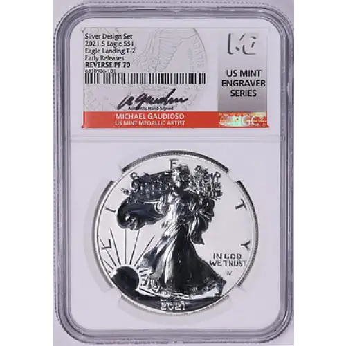 2021 - S - NGC - Reverse PF70 - $1 Silver Eagle T-2 [B-2][B-8] (2)