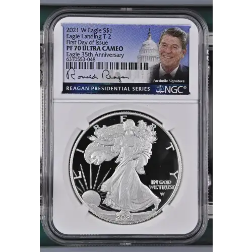2021 W Eagle Landing T-2 First Day of Issue ULTRA CAMEO (2)