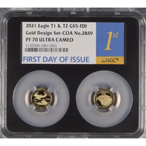 2021 W Family of Eagles T-1 First Day of Issue ULTRA CAMEO (2)