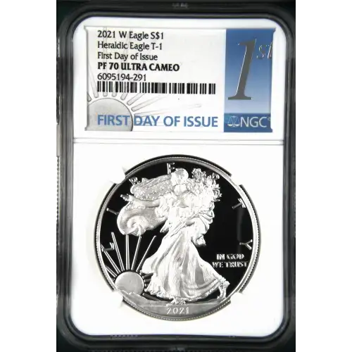 2021 W Heraldic Eagle T-1 First Day of Issue ULTRA CAMEO (2)