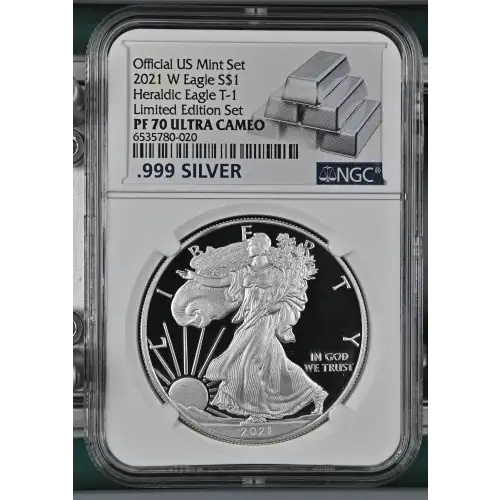 2021 W Heraldic Eagle T-1 Limited Edition Set Official US Mint Set ULTRA CAMEO (2)