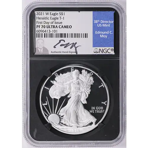 2021 - W - NGC - PF70UC - $1 Silver Eagle Landing T-2 [B-2][B-8] (2)