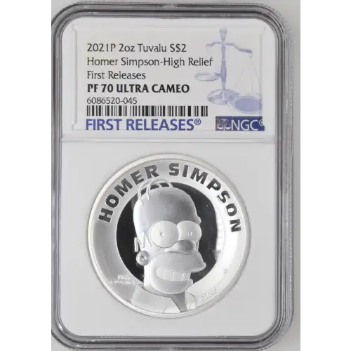 2021P 2oz Homer Simpson-High Relief First Releases ULTRA CAMEO (2)
