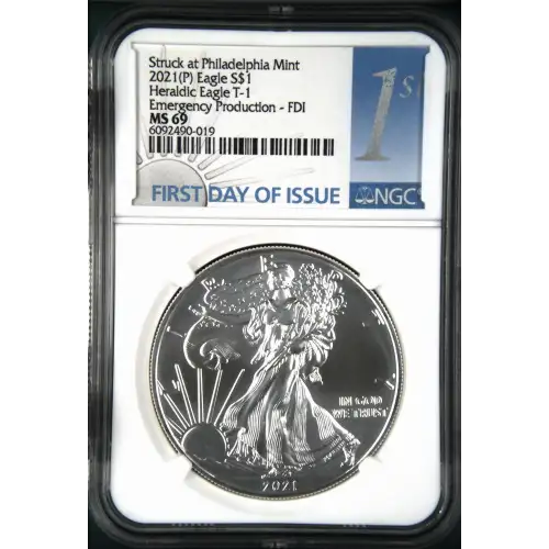 2021(P) Heraldic Eagle T-1 First Day of Issue Struck at Philadelphia (2)