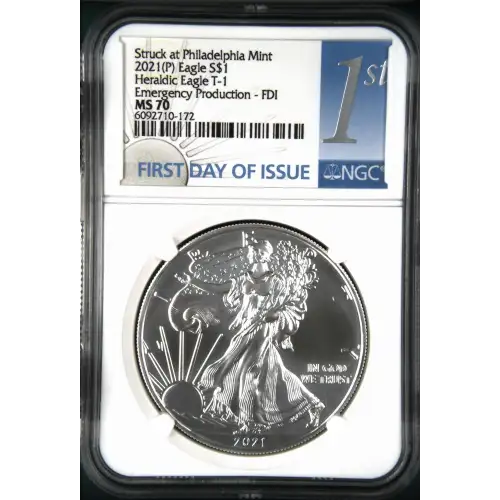 2021(P) Heraldic Eagle T-1 First Day of Issue Struck at Philadelphia (2)