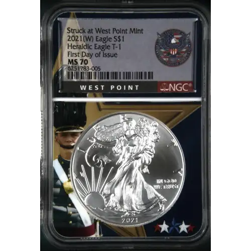2021(W) Heraldic Eagle T-1 First Day of Issue Struck at West Point Mint (2)