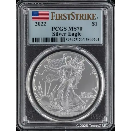 2022 $1 Silver Eagle First Strike