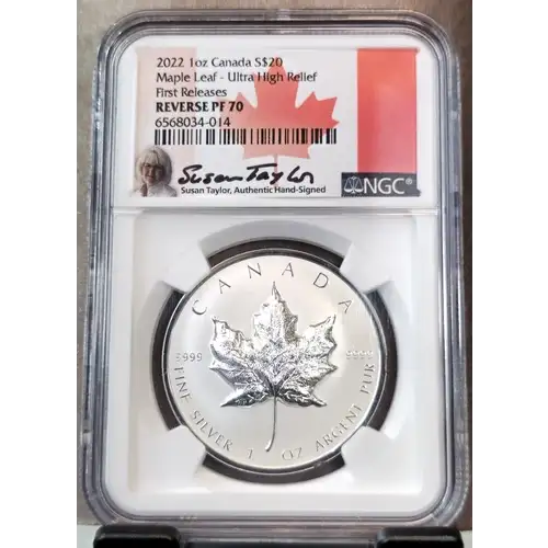2022 1oz Maple Leaf - UHR First Day of Production
