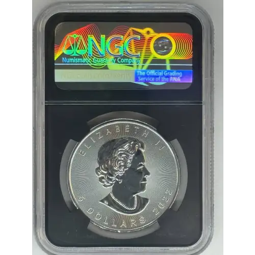 2022 - 1oz Silver Male Leaf - NGC MS69 (mixed Label) (2)