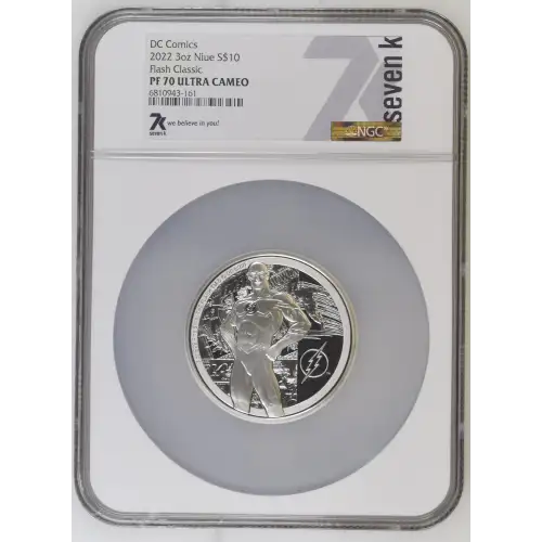 2022 3oz Flash Classic DC Comics ULTRA CAMEO (2)