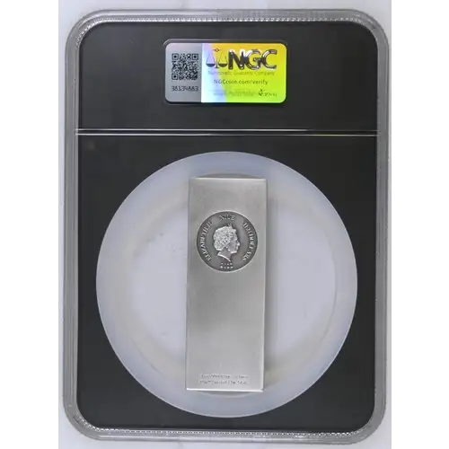 2022 3oz Niue S$10 Han Solo in Carbonite Star Wars MS 70 ANTIQUED (2)