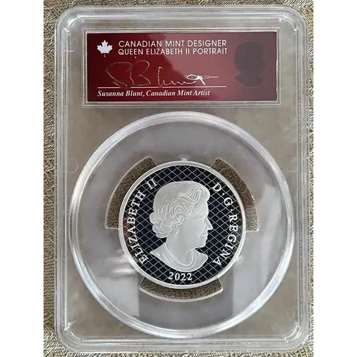 2022 $50 Canadian Collage First Day of Issue Susan Blunt Queen, DCAM