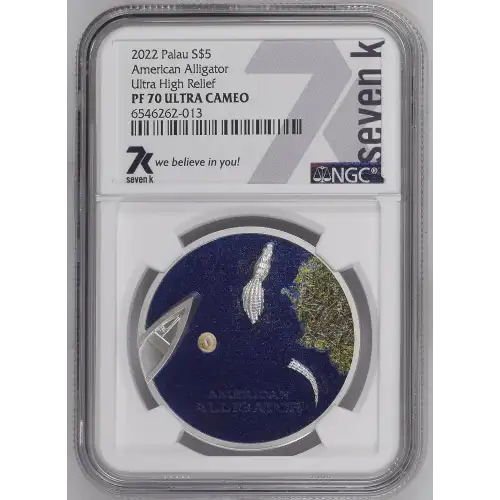 2022 American Alligator Ultra High Relief ULTRA CAMEO (2)