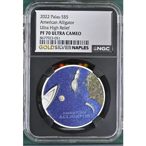 2022 American Alligator Ultra High Relief ULTRA CAMEO (2)