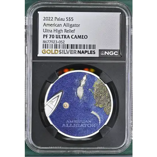 2022 American Alligator Ultra High Relief ULTRA CAMEO (2)