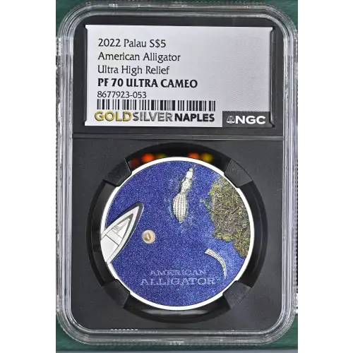 2022 American Alligator Ultra High Relief ULTRA CAMEO (2)