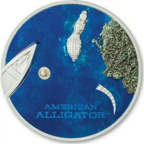 2022 American Alligator Ultra High Relief ULTRA CAMEO