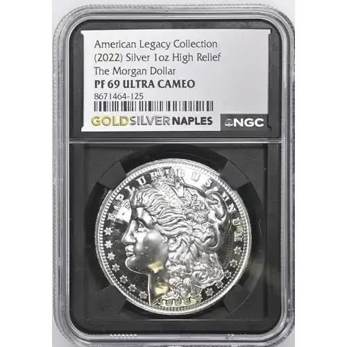 (2022) AR High Rel The Morgan Dollar American Legacy Coll. 1oz  PF 69 ULTRA CAMEO