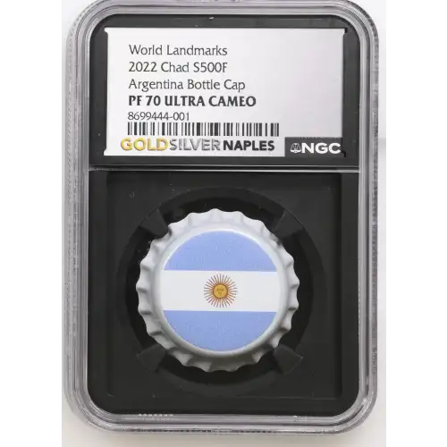 2022 Argentina Bottle Cap World Landmarks ULTRA CAMEO (2)