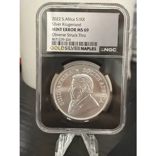 2022 KRUGERRAND S. AFRICA Mint Error MS 69 Observe Struck Thru