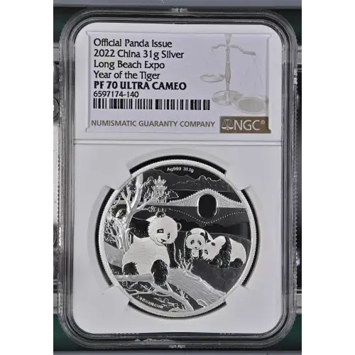 2022 Long Beach Expo Year of the Tiger Official Panda Issue ULTRA CAMEO (2)
