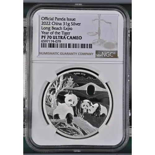 2022 Long Beach Expo Year of the Tiger Official Panda Issue ULTRA CAMEO (2)