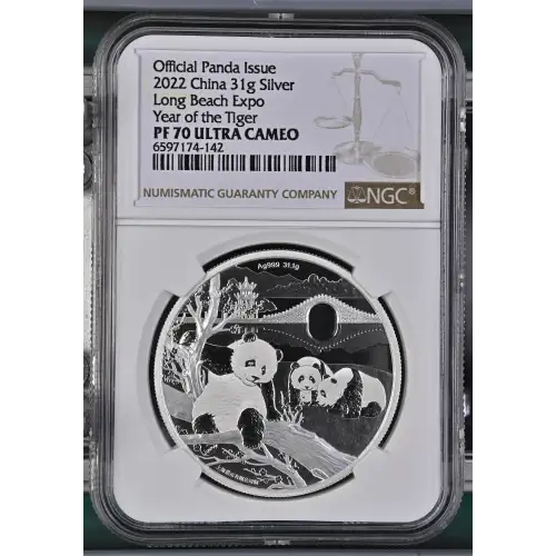 2022 Long Beach Expo Year of the Tiger Official Panda Issue ULTRA CAMEO (2)