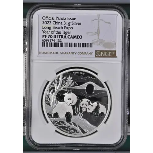 2022 Long Beach Expo Year of the Tiger Official Panda Issue ULTRA CAMEO (2)
