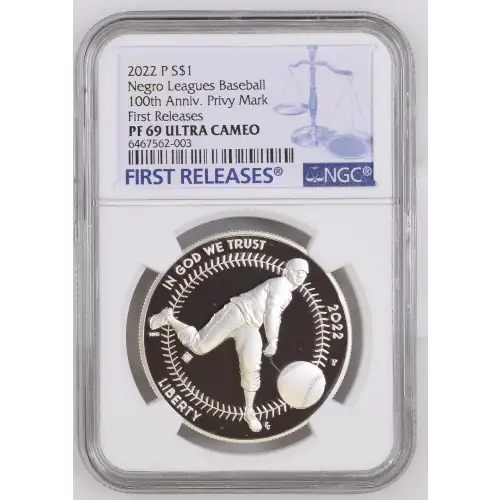 2022 Negro Leagues Baseball 100th Anniv. Privy - FR ULTRA CAMEO (2)