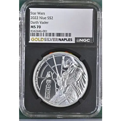 2022 Niue $2 Star War Darth Vader MS 70