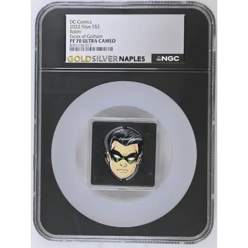 2022 Niue Robin Faces of Gotham S$2 PF 70 ULTRA CAMEO