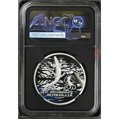 2022 Palau American Alligator Ultra High Relief S$5 PF70UC CSC8 (2)